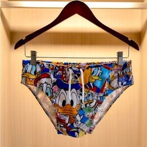 Colorful Donald Duck Character Swim Briefs Large